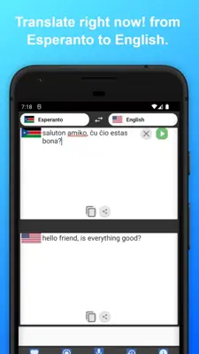 English to Esperanto Translator android App screenshot 3